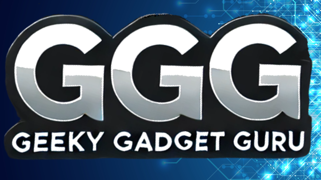 About Me - An image of Geeky Gadget Guru logo. It has three Gs above the words Geeky Gadget Guru.